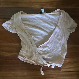 Pink top shop crop top